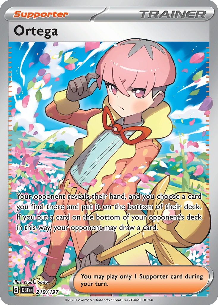Ortega - Obsidian Flames - 219/197 - Holofoil - card