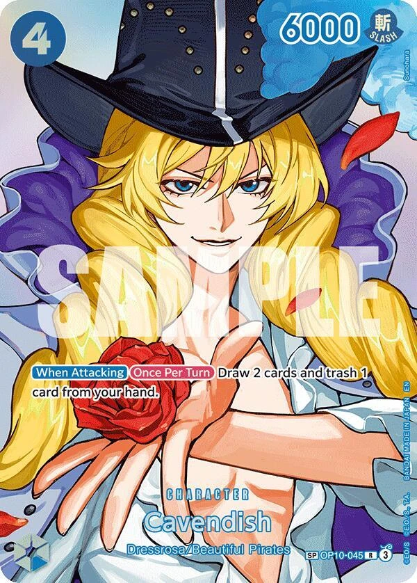 Cavendish (SP) - The Time of Battle - OP10-045 - Foil - card