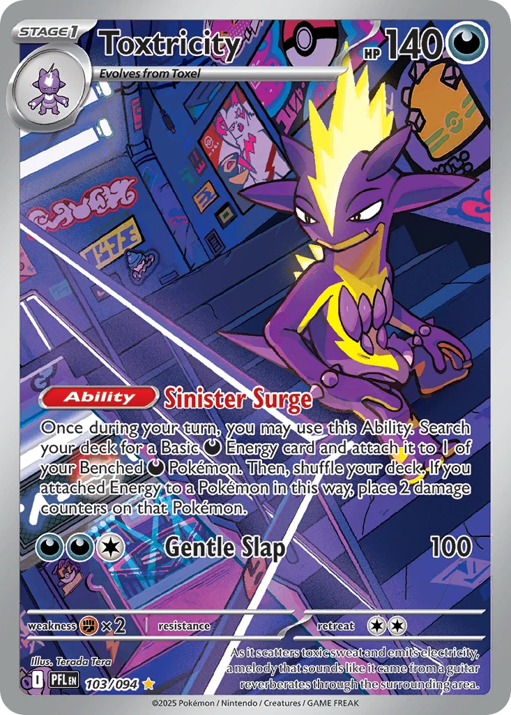 Toxtricity - Phantasmal Flames - 103/094 - Holofoil - card