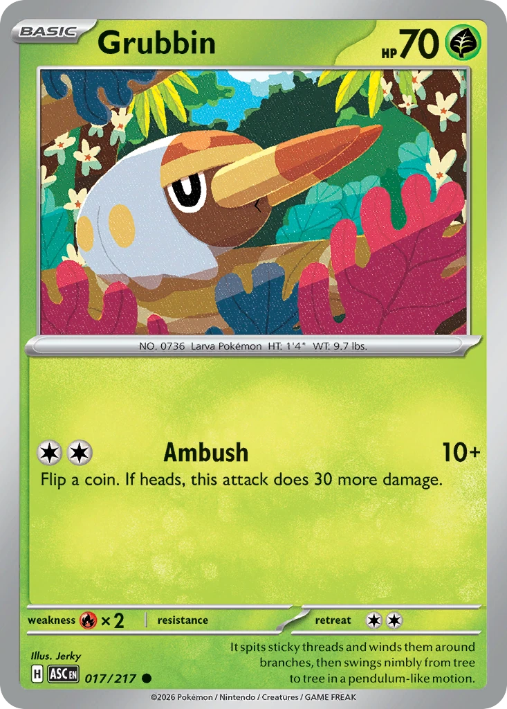 Grubbin - Ascended Heroes - 017/217 - card