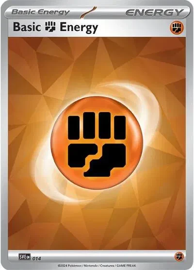 Basic Fighting Energy - Stellar Crown - 014 - Holofoil - card