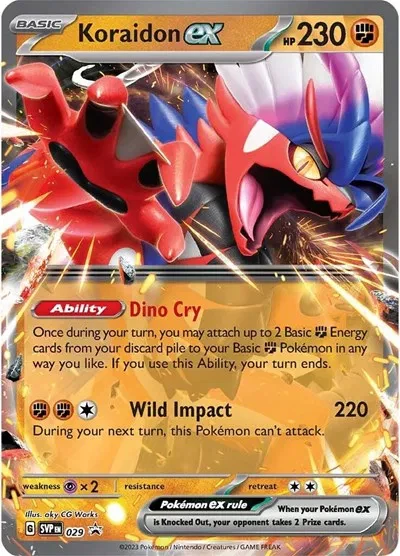 Koraidon ex - Scarlet & Violet Promo - 029 - Holofoil - card