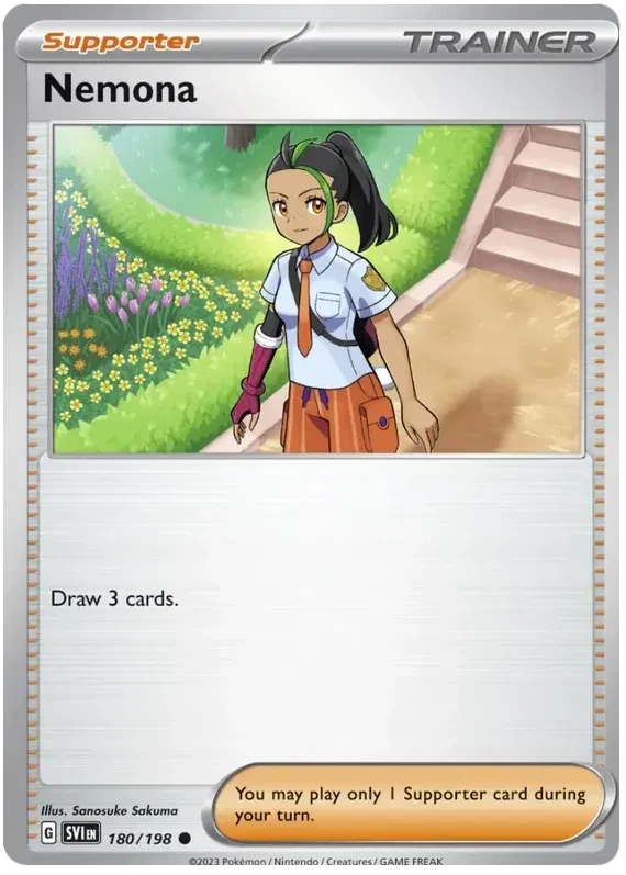 Nemona - Scarlet & Violet Base Set - 180/198 - card