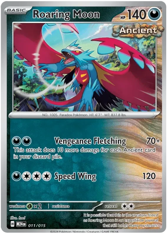 Roaring Moon - McDonald's Promos 2024 - 011/015 - Holofoil - card