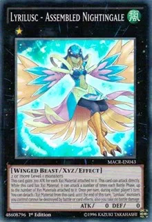Lyrilusc - Assembled Nightingale - Maximum Crisis - MACR-EN043 - 1st Edition - card