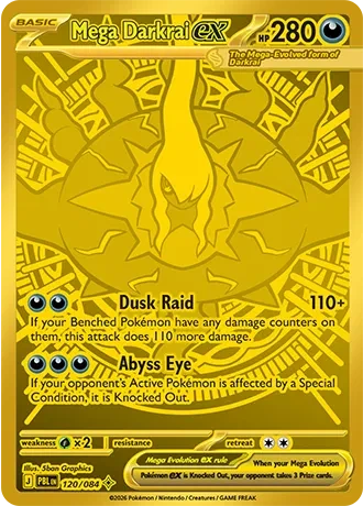 Mega Darkrai ex - Pitch Black - 120/084 - Holofoil - card