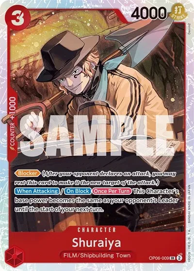 Shuraiya - Wings of the Captain - OP06-009 - Foil - card