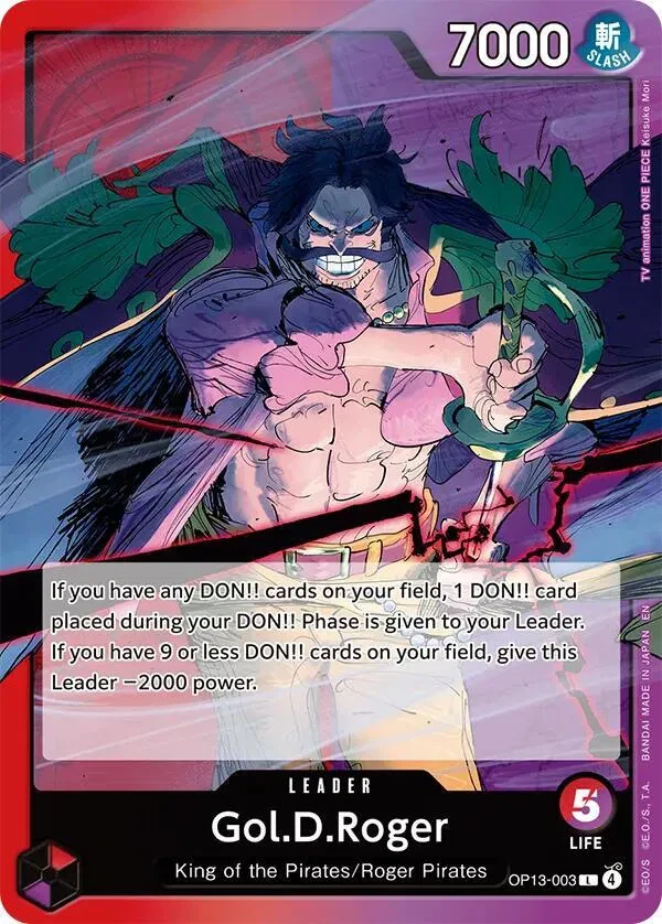 Gol.D.Roger (003) - Carrying On His Will - OP13-003 - card