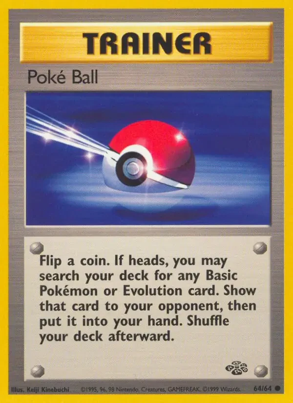 Poke Ball - Jungle - 64 - Unlimited - card