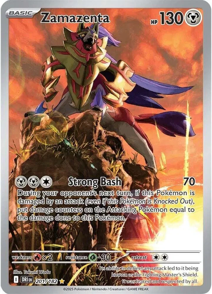 Zamazenta - Destined Rivals - 201/182 - Holofoil - card