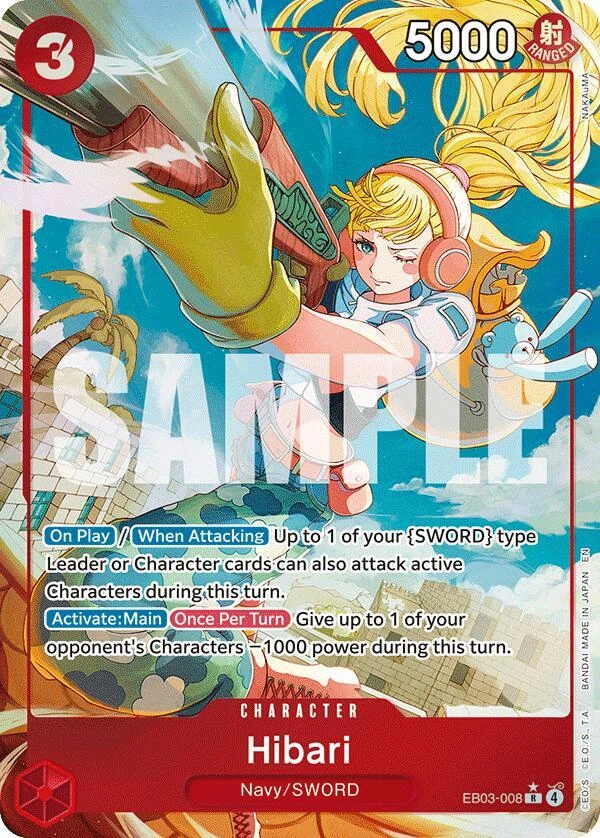 Hibari (Alternate Art) - Extra Booster: One Piece Heroine's Edition - EB03-008 - Foil - card