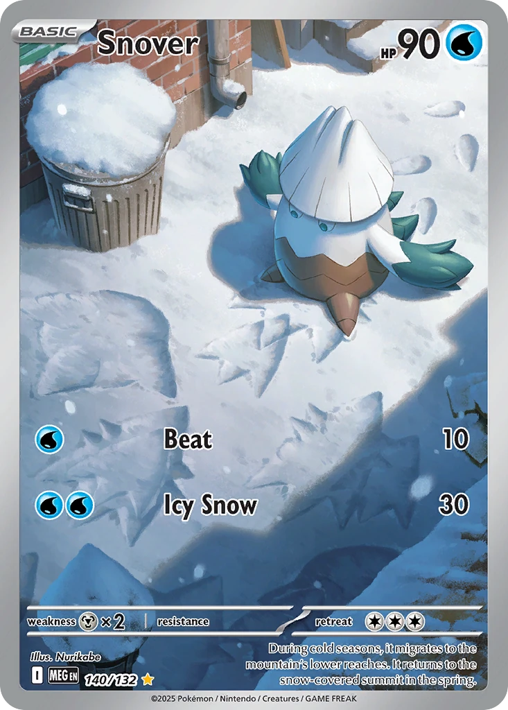 Snover - Mega Evolution - 140/132 - Holofoil - card