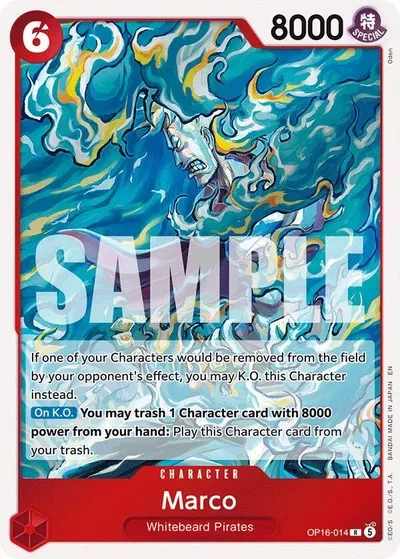 Marco - The Time of Battle - OP16-014 - Foil - card