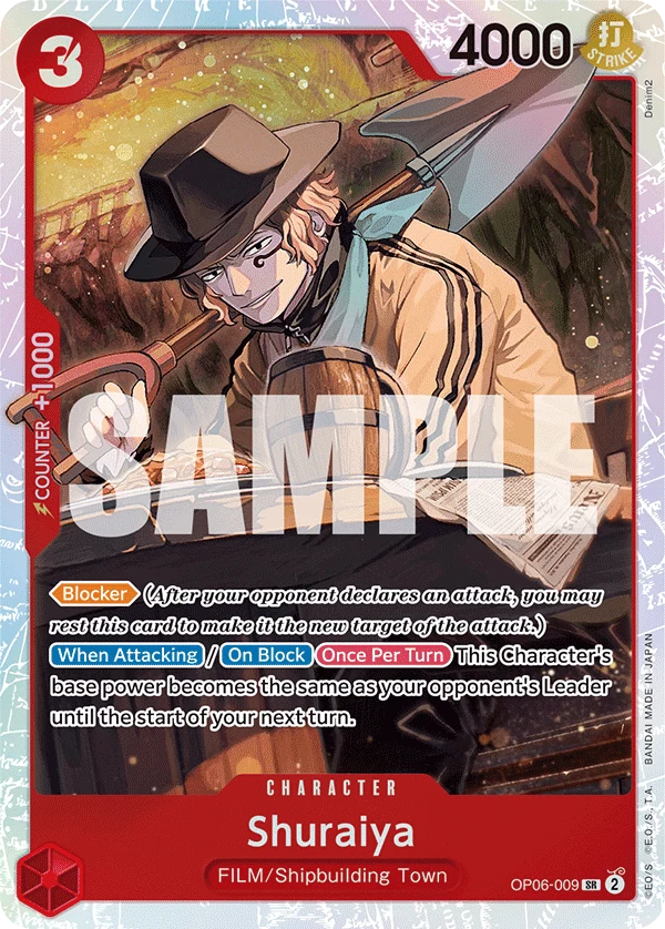 Shuraiya - Wings of the Captain - OP06-009 - Foil - card