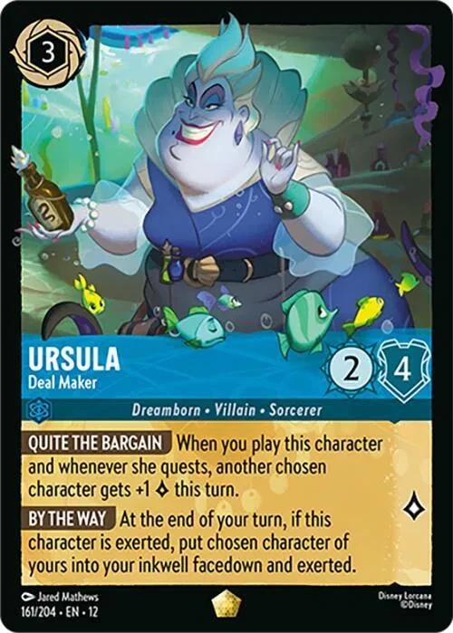 Ursula - Deal Maker - Wilds Unknown - 161/204 - Cold Foil - card