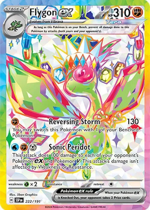 Flygon ex - Surging Sparks - 222/191 - Holofoil - card