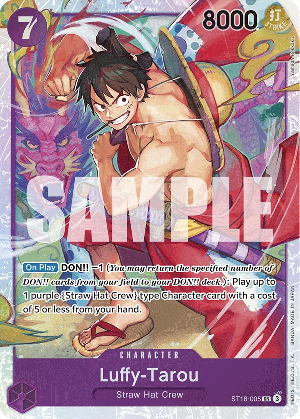 Luffy-Tarou - Starter Deck 18: PURPLE Monkey.D.Luffy - ST18-005 - Foil - card