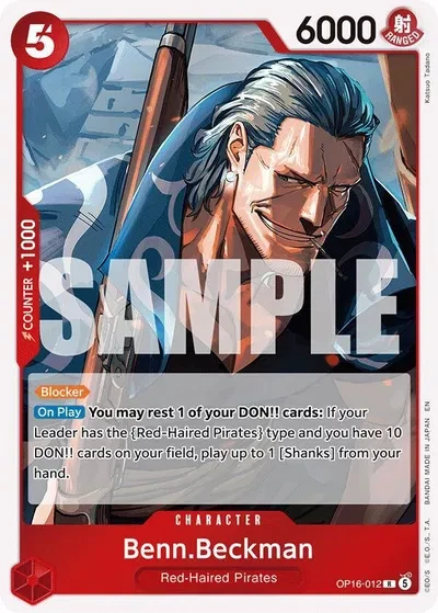 Benn.Beckman - The Time of Battle - OP16-012 - Foil - card