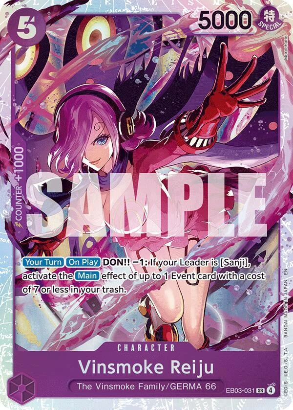 Vinsmoke Reiju - Extra Booster: One Piece Heroine's Edition - EB03-031 - Foil - card