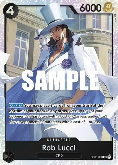 Rob Lucci (093) - Awakening of the New Era - OP05-093 - Foil - card
