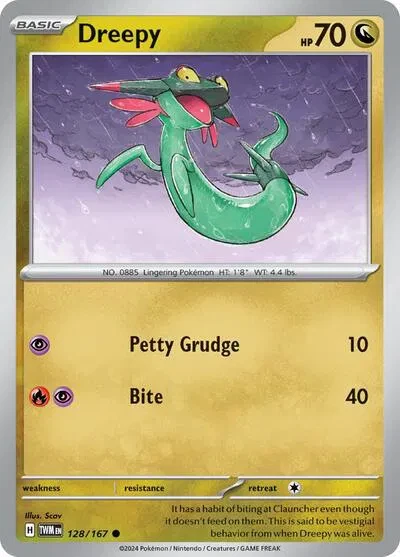 Dreepy - Twilight Masquerade - 128/167 - Reverse Holofoil - card