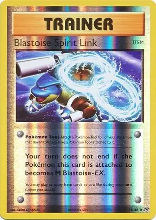 Blastoise Spirit Link - Evolutions - 73/108 - Reverse Holofoil - card