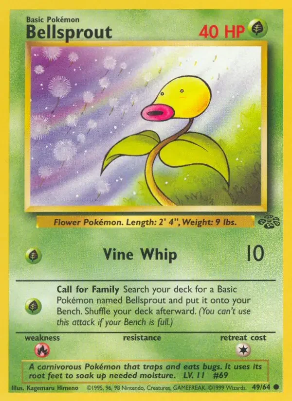 Bellsprout - Jungle - 49 - Unlimited - card