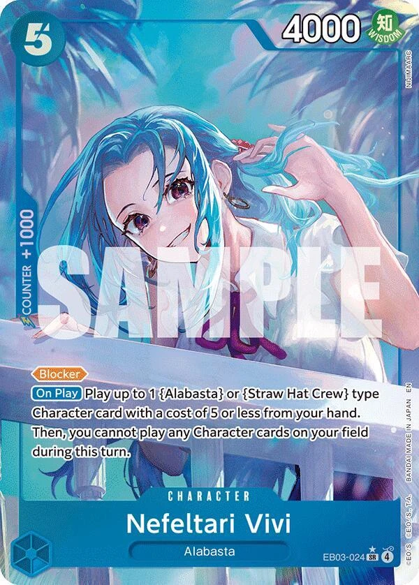 Nefeltari Vivi (024) (Alternate Art) - Extra Booster: One Piece Heroine's Edition - EB03-024 - Foil - card