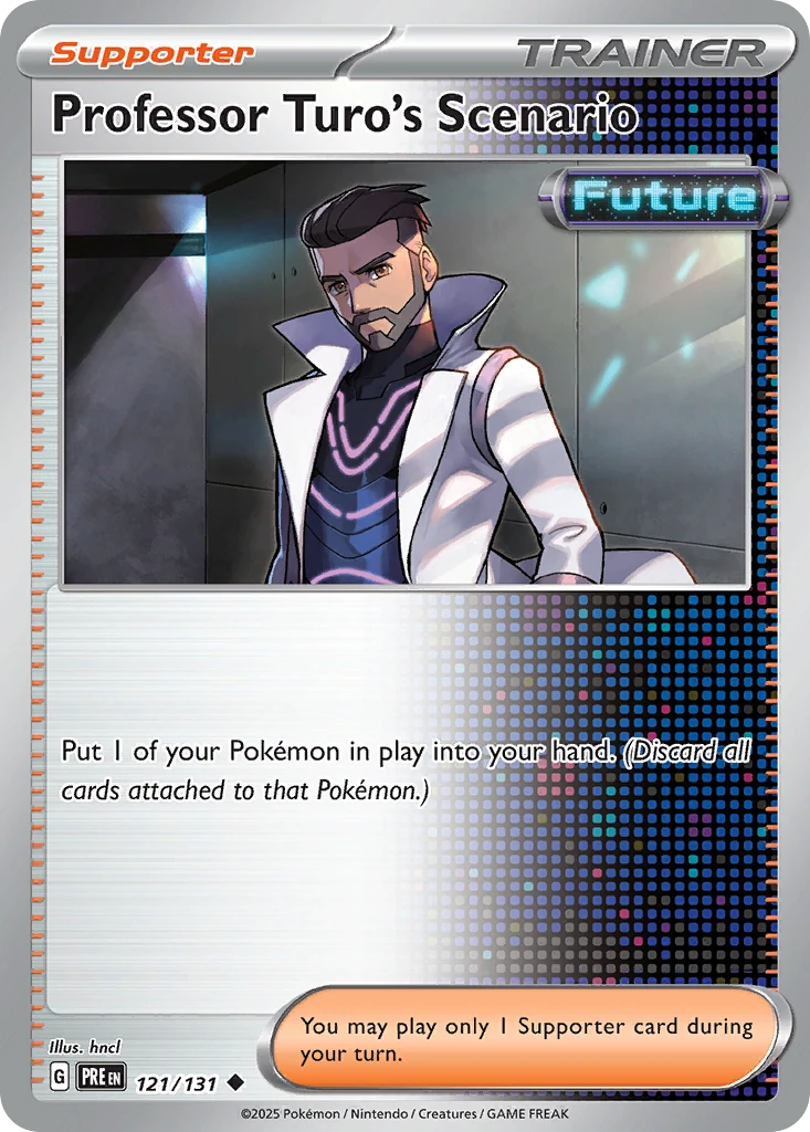 Professor Turo's Scenario - Prismatic Evolutions - 121/131 - Reverse Holofoil - card