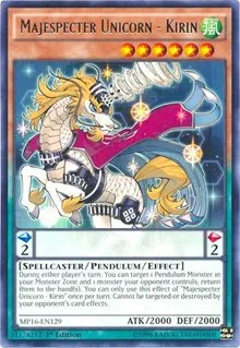 Majespecter Unicorn - Kirin - 2016 Mega-Tins Mega Pack - MP16-EN129 - 1st Edition - card