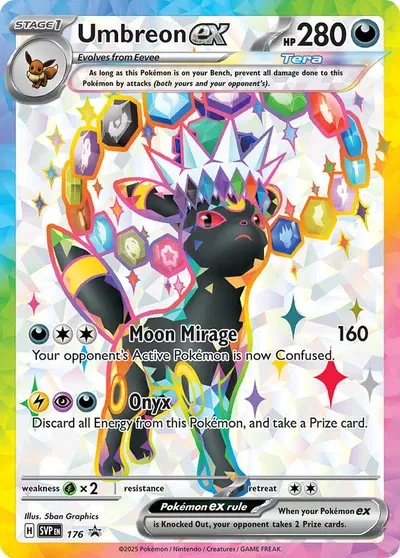 Umbreon ex - 176 - Scarlet & Violet Promo - SVP 176 - Holofoil - card