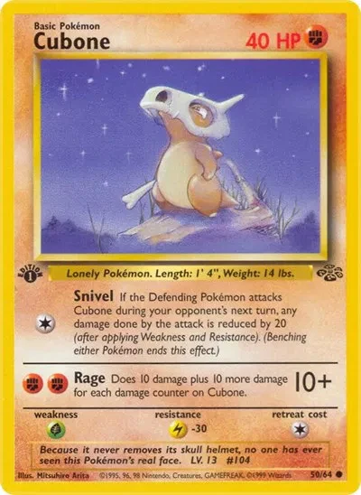 Cubone - Jungle - 50 - Unlimited - card