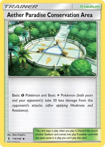 Aether Paradise Conservation Area - Guardians Rising - 116/145 - card