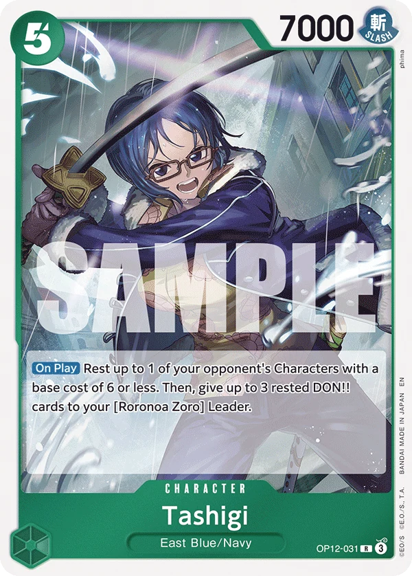 Tashigi - Legacy of the Master - OP12-031 - Foil - card