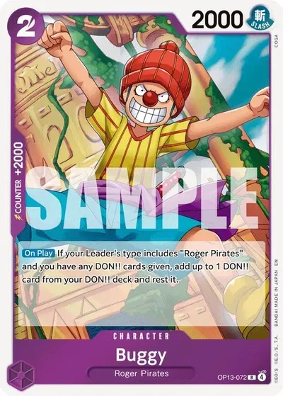 Buggy - Carrying On His Will - OP13-072 - Foil - card