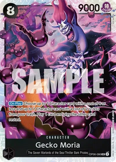 Gecko Moria (086) - Wings of the Captain - OP06-086 - Foil - card