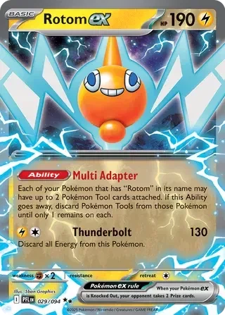 Rotom ex - Phantasmal Flames - 029/094 - Holofoil - card