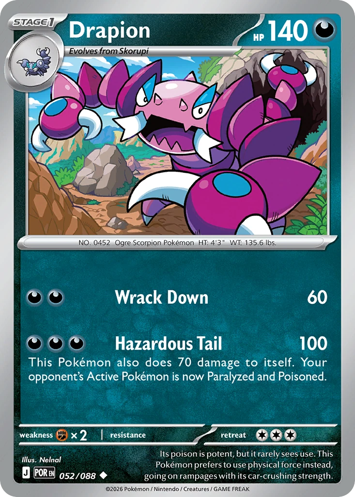 Drapion - Perfect Order - 052/088 - card