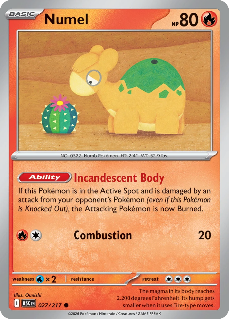 Numel - Ascended Heroes - 027/217 - card