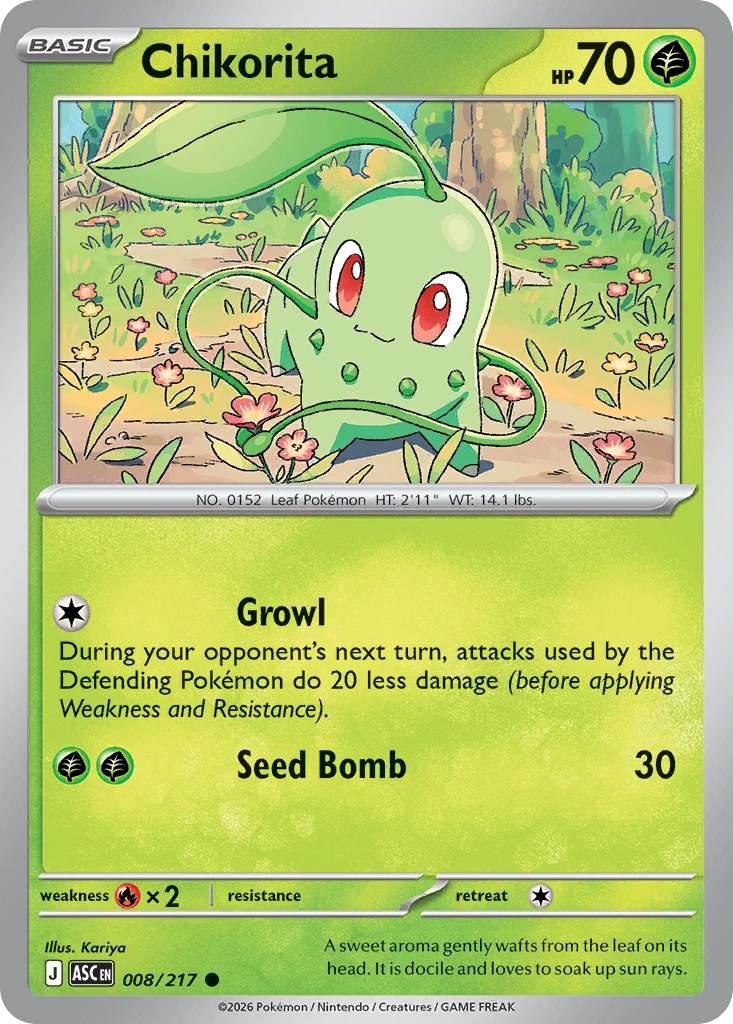 Chikorita - Ascended Heroes - 008/217 - card