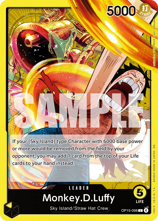 Monkey.D.Luffy (OP15-098) - Adventure on Kami's Island - card
