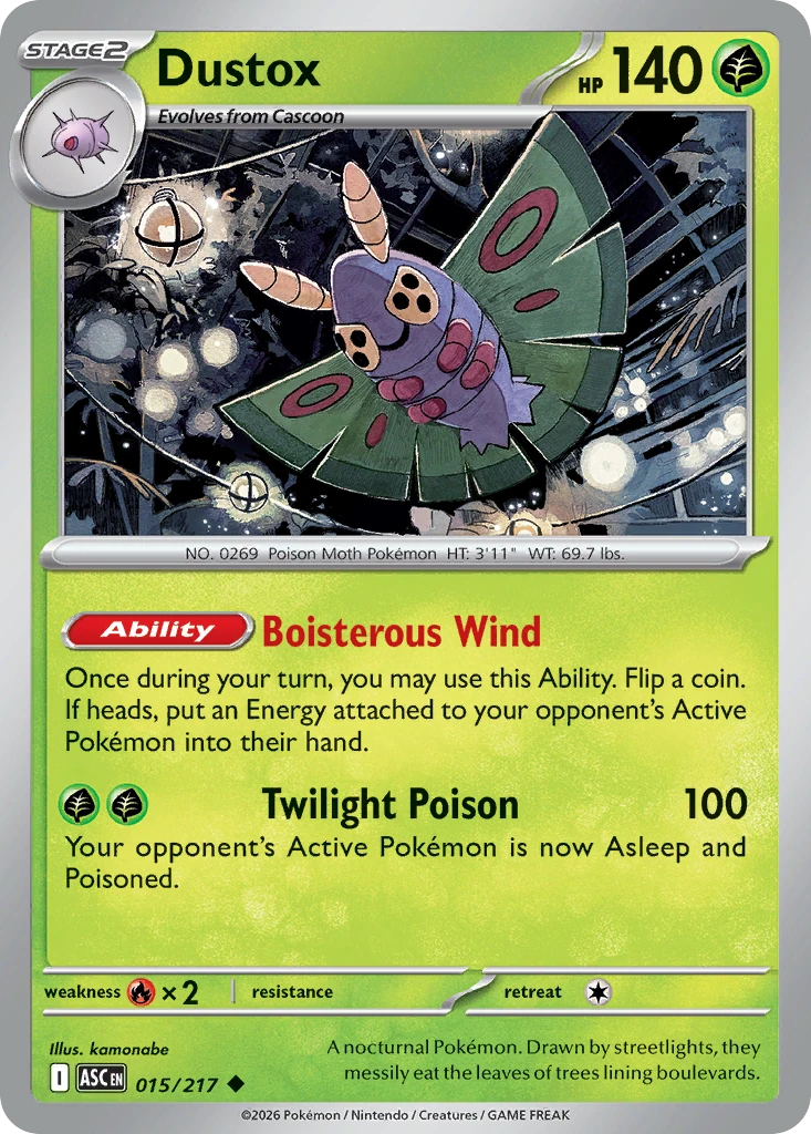 Dustox - Ascended Heroes - 015/217 - card
