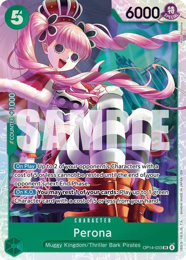 Perona - The Azure Sea's Seven - OP14-033 - Foil - card