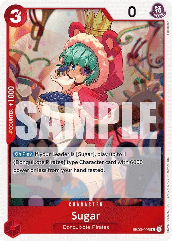 Sugar - Extra Booster: One Piece Heroine's Edition - EB03-005 - Foil - card