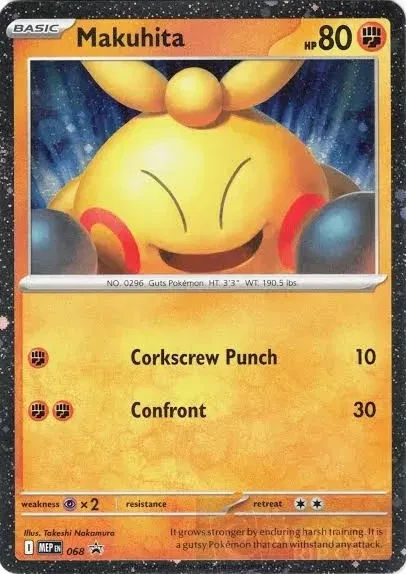 Makuhita - Mega Evolution Promos - 068 - Holofoil - card