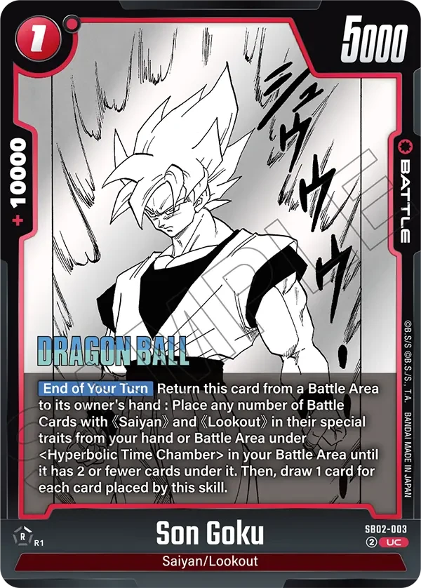 Son Goku - SB02-003 - Manga Booster 02 - Holofoil - card