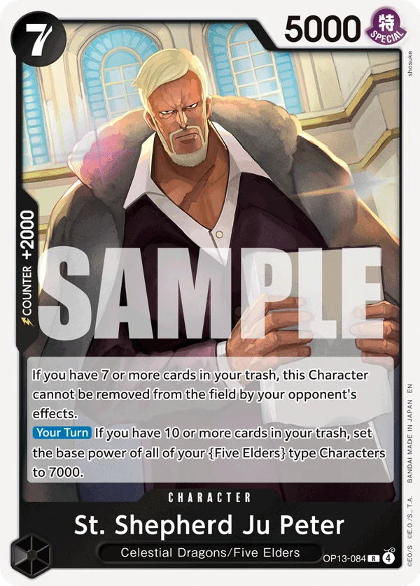 St. Shepherd Ju Peter - Carrying On His Will - OP13-084 - Foil - card