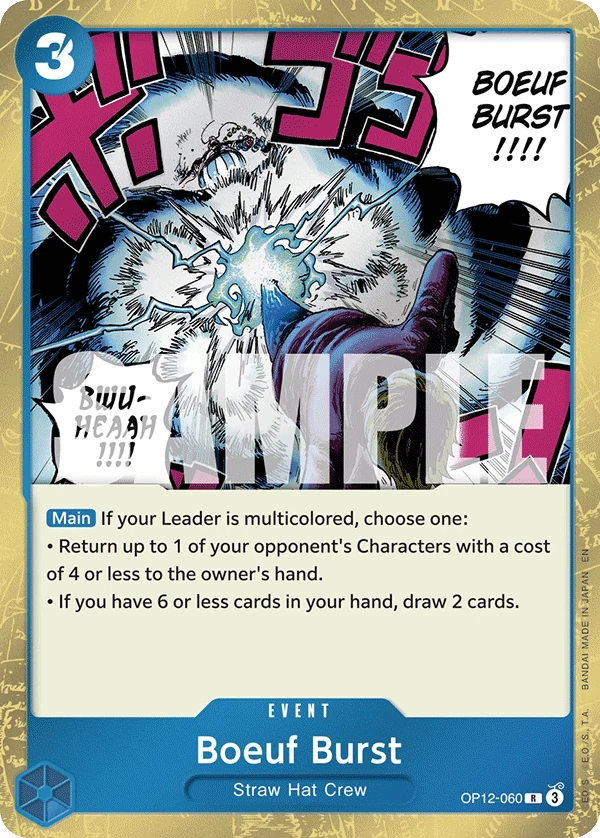 Boeuf Burst - Legacy of the Master - OP12-060 - Foil - card