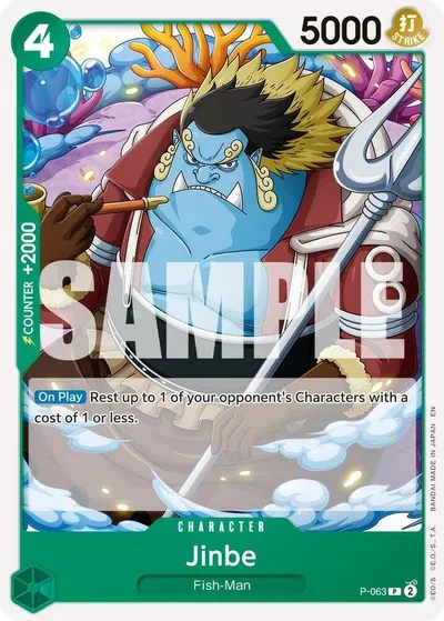 Jinbe - P-063 (Reprint) - Premium Booster -The Best- Vol. 2 - card