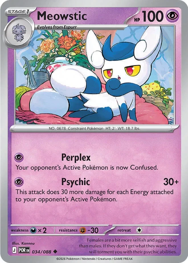Meowstic - Perfect Order - 034/088 - card